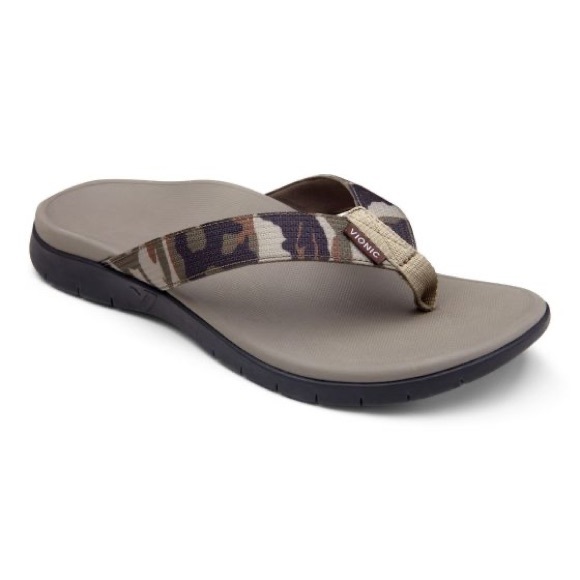 Vionic Islander Toe Post Sandal Flip Flop in Camo Size 10 - Picture 2 of 16